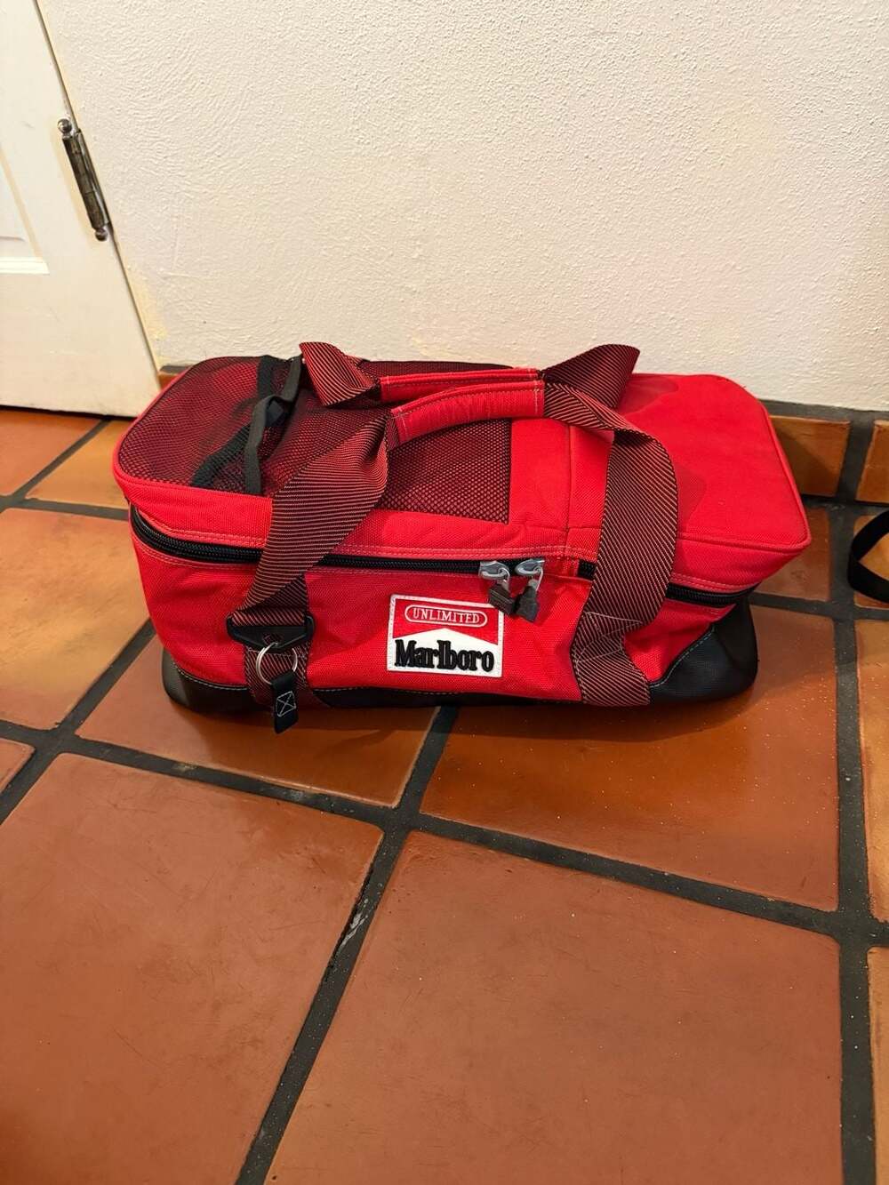 Marlboro Unlimited Insulated Cooler Bag Red Black